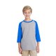 Youth Heavy Cotton 3/4-Raglan Sleeve T-Shirt