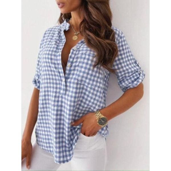 Check Yourself Out Button Down Top